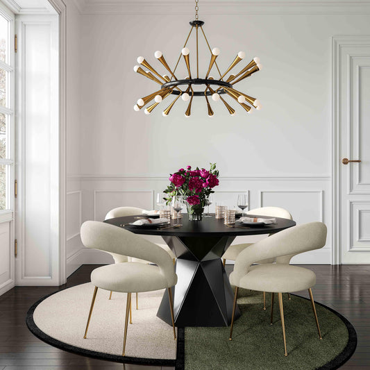 Rocco Cream Performance Boucle Dining Chair