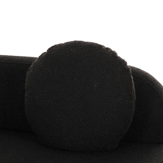 Broohah Black Performance Boucle Sectional