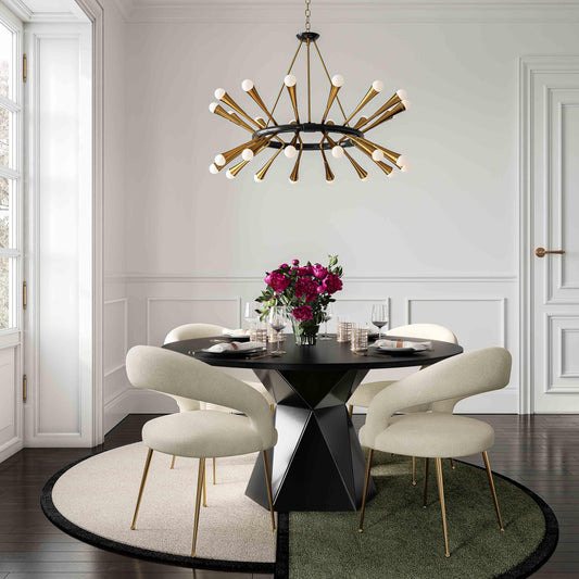 Rocco Cream Performance Boucle Dining Chair