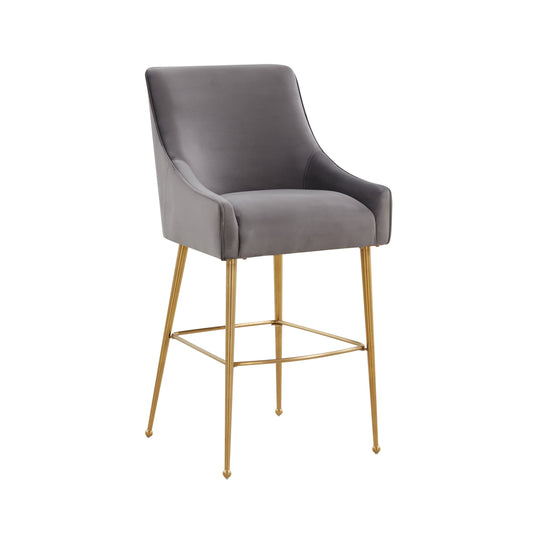 Beatrix Pleated Velvet Stool