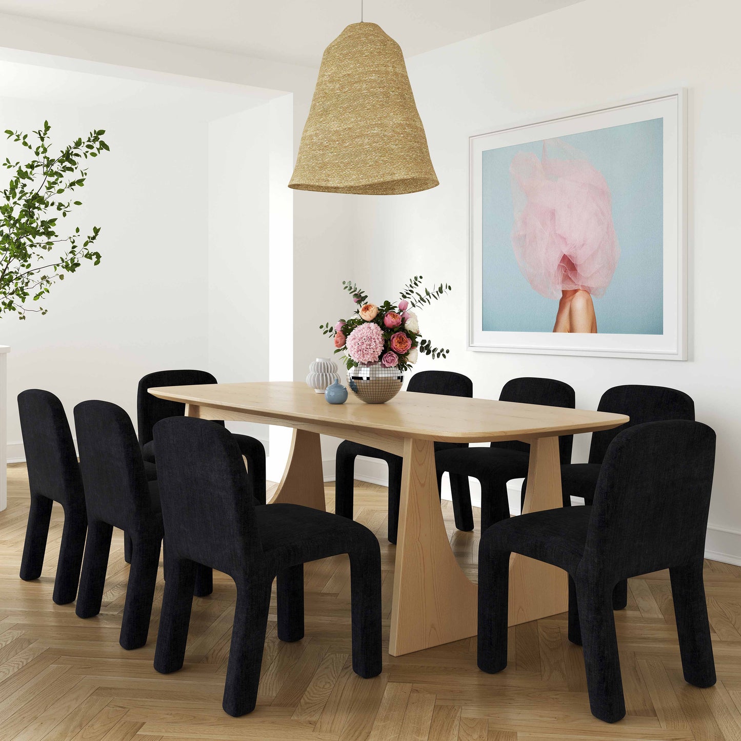 Georgia Midnight Performance Chenille Dining Chair