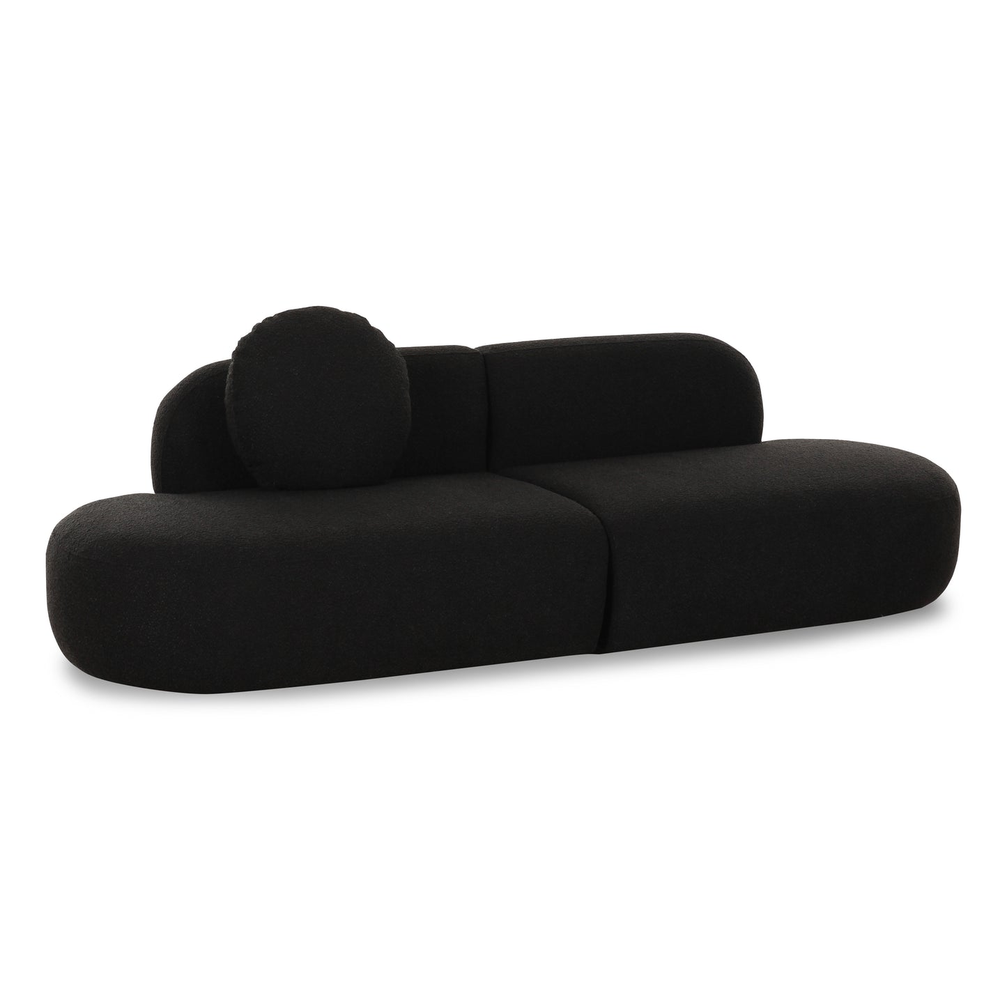 Broohah Black Performance Boucle Sofa