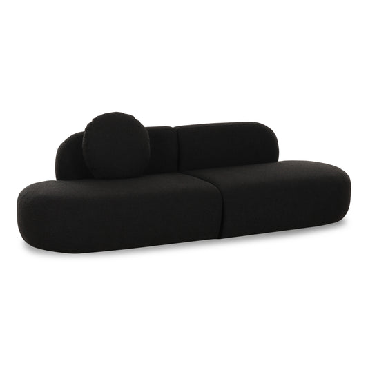 Broohah Black Performance Boucle Sofa